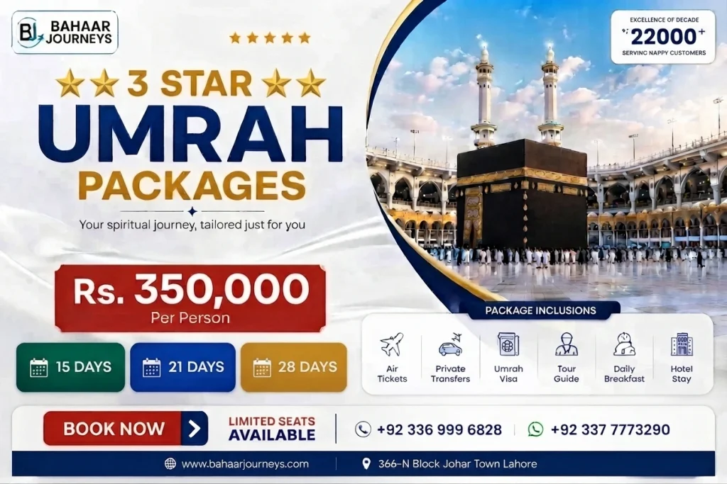 Best 3 star umrah package