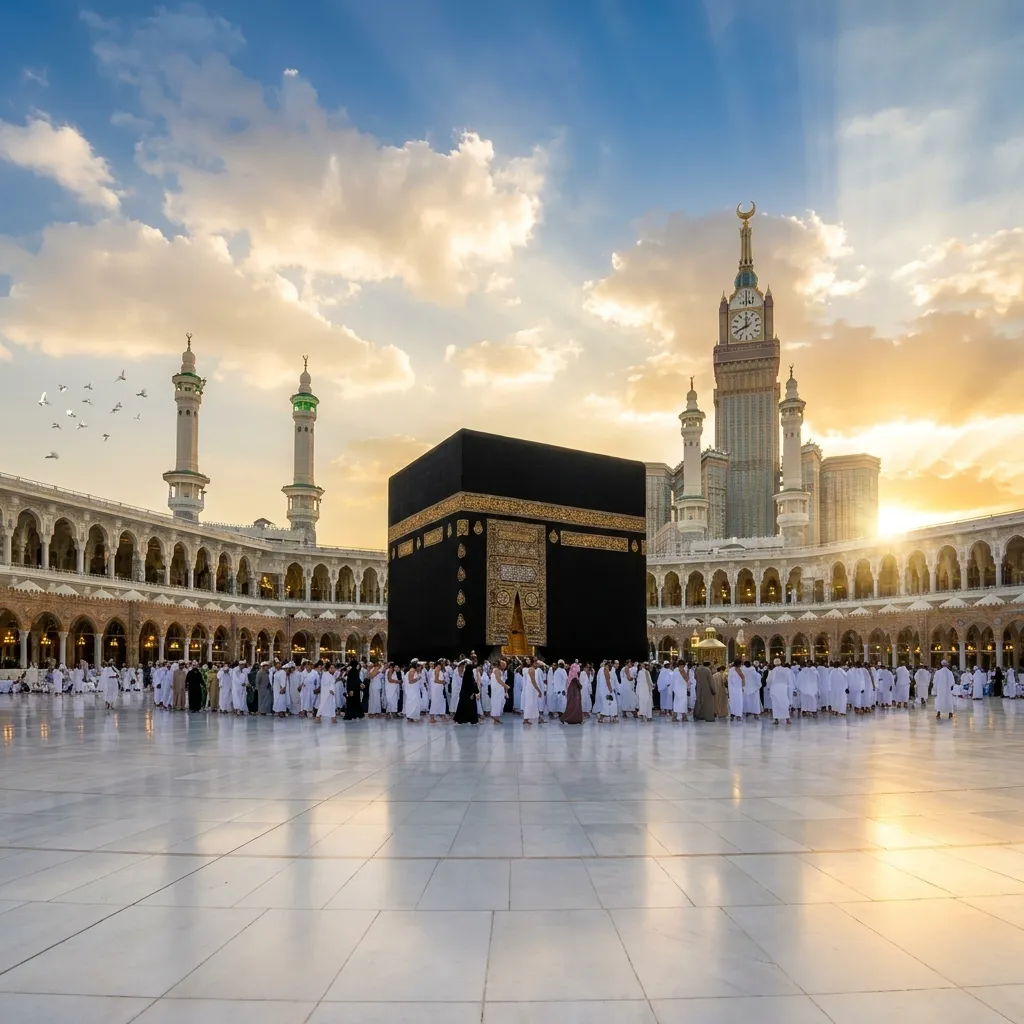 5 Star luxury Umrah package 15 days sharing basis with flight visa hotel and bus transport by Bahaar Journeys
