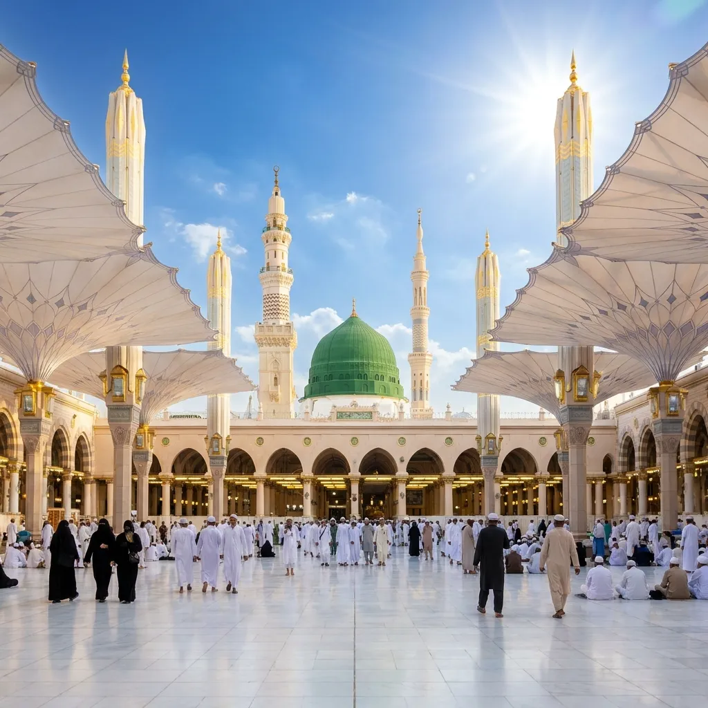 Economy Umrah package 21 days sharing basis with flight visa hotel and bus transport by Bahaar Journeys